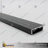 MG27 RIEL MAGNETICO SLIM NEGRO 27X7X3000 MM, photo 3