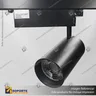 CANNES - FOCO LED TRACK LIGHT TRIFASICO COB 30W 3000K NEGRO 36, photo 3