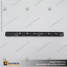 MG27 LUGANO - LAMPARA REJILLA CUERPO NEGRO 12W 540MM CALIDO 3000K 48V, photo 1