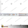 MG27 LUGANO - LAMPARA REJILLA CUERPO BLANCO 12W 540MM CALIDO 3000K 48V, photo 5