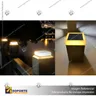 LAMPARA SOLAR S17 2W PILAR POSTE CON PANEL INTEGRADO COLOR 3 EN 1, photo 8