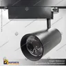 CANNES - FOCO LED TRACK LIGHT TRIFASICO COB 30W 3000K NEGRO 24, photo 2
