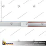 MG27 LUCERNA - LAMPARA LINEAL CUERPO BLANCO 10W 400MM CALIDO 3000K 48V 150O, photo 3