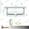 PERFIL PARA CINTA LED ALP 047 3MT, photo 5