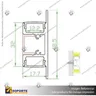 PERFIL PARA CINTA LED ALP 050 2MT, photo 6