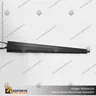 MG20 RIEL MAGNETICO NEGRO TIPO H 72.3X46.9X3000MM, photo 5