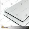 PLANCHA DE ALUMINIO COMPUESTO BLANCO MATE 3 MM / AL-011 MICRAS USO PUBLICITARIO, photo 1