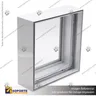 PERFIL FRAMELESS ALUMINIO 8 CM, photo 2