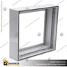 PERFIL FRAMELESS ALUMINIO 6 CM, photo 1