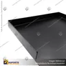 BANDEJA METALICA A PANEL RANURADO 23X34X3 CM, photo 4