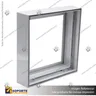PERFIL FRAMELESS ALUMINIO 5 CM, photo 1