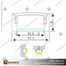 PERFIL PARA CINTA LED ALP 002 3MT, photo 6