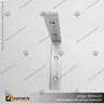 CONECTOR DE ALUMINIO PARA PERFILES ALP 90 LATERAL CON TORNILLOS, photo 1