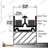 SLIDING DOOR TRACK AND FILLER, photo 2