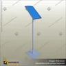 RADIUS SIGN FRAMES - FLOOR STAND, photo 1