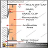 MCLN-WF-CAP - LINEAR PANEL CAPPING PROFILE WALL OFFSET, photo 3