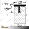MCLN-CAP - LINEAR PANEL CAPPING PROFILE, photo 2