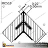 MCS19 - STICKMAN 19MM CORNER JOIN PROFILE- CLEARANCE, photo 2