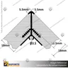 MC18X - CORNER JOINERY FOR SLATWALL PANELS, photo 2