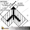 MC90 - ROUND & SQUARE CORNER JOIN PROFILES, photo 4