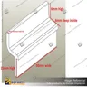 PLANKWALL SLATWALL CLIP PC2, photo 2