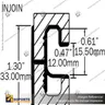 INJOIN - SLATWALL JOINING INSERT, photo 3