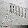 PLANKWALL SINGLE PRONG (HEAVY DUTY) ON BACKING PLATE, photo 1