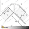 C09 - NON-MITERED CORNER JOIN - 9MM BUILDING PANELS, photo 2