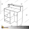 COUNTERTOP/CASHIER DESK WITH LOCKABLE DRAWER, photo 4