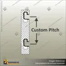 CUSTOM PITCH SLATWALL PANELS, photo 2