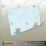ACRYLIC SHELF FOR PRINT DISPLAYS - WALL MOUNTED, photo 2