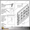 CALEXT ADJUSTABLE PRINT DISPLAY SYSTEM: END BRACKETS, photo 2