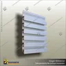 ALUMINIUM SLATWALL - 25MM PITCH, photo 1