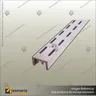 ALUMINIUM SLOTTED WALL CHANNEL, photo 1