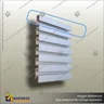 ALUMINIUM SLATWALL- 25MM TOP PLANK, photo 1