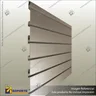 ALUMINIUM SLATWALL - 75MM PITCH, photo 1