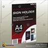 ACRYLIC SIGN HOLDER - WALL MOUNTED, photo 1