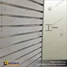 50MM PITCH SLATWALL PANELS, photo 1