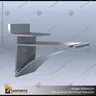 ALUMINIUM SHELF BRACKETS (FOR 6MM-18MM SHELVES), photo 4