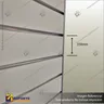 150MM PITCH SLATWALL PANELS, photo 1