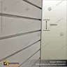 100MM PITCH SLATWALL PANELS, photo 1
