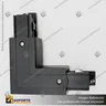CONECTOR RIEL ENERGIZADO TRIFASICO TIPO L NEGRO, photo 8