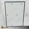 PANEL MENU SLIM BOX 1 CARA A3 CON PEDESTAL (312X427) COLOR NEGRO, photo 8