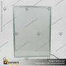 PANEL MENU SLIM BOX 1 CARA A2 CON PINES (435X600) COLOR PLATEADO, photo 10