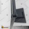 PANEL MENU SLIM BOX 1 CARA A2 CON PEDESTAL (435X600) COLOR NEGRO, photo 12