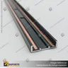 MG27 RIEL MAGNETICO SLIM NEGRO 27X7X3000 MM, photo 7