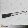 MG27 LUCERNA - LAMPARA LINEAL CUERPO NEGRO 10W 400MM CALIDO 3000K 48V 150O, photo 7