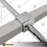 DUPLO ASIMETRICO BARRA UNIVERSAL 30 CM TUBULAR MACIZO, photo 6