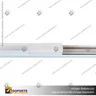 MG27 LUCERNA - LAMPARA LINEAL CUERPO BLANCO 10W 400MM CALIDO 3000K 48V 150O, photo 6