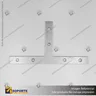 CONECTOR DE ALUMINIO PARA PERFILES ALP T CON TORNILLOS, photo 2